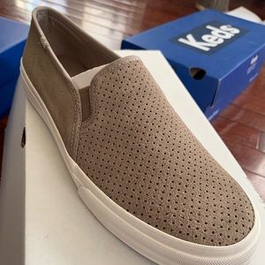 Keds Double Decker Suede Taupe